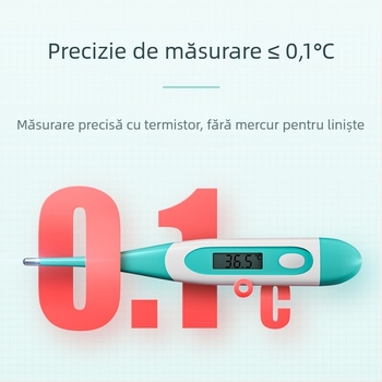 Termometru electronic Haishi Hainuo pentru uz casnic — măsurare precisă subraț și în cavitatea bucală, citire rapidă.