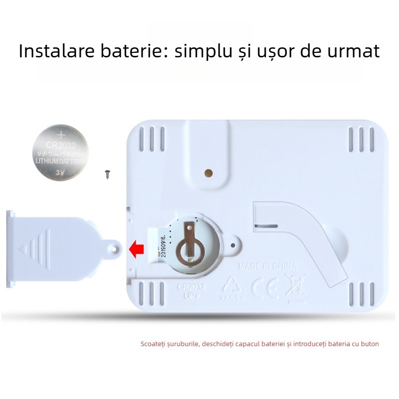 Termometru de cameră Qince, cu setări personalizabile