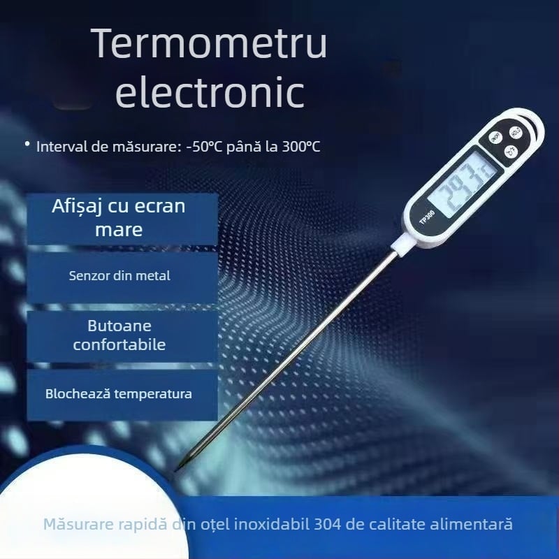 Termometru Tuoxin pentru ulei, pentru sticla de lapte și pentru coacere — rezistent la temperaturi înalte, potrivit pentru lapte de soia și lapte praf