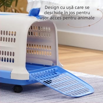 Geantă de transport pentru pisici, portabilă și respirabilă, carcasă dură PP, brand CUUKIEE