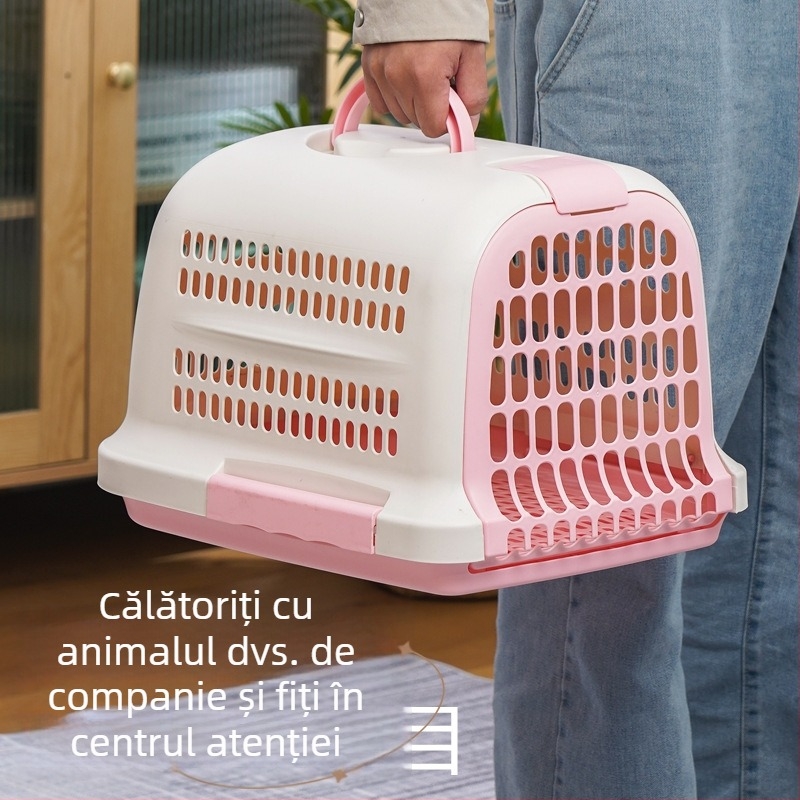 Geantă de transport pentru pisici, portabilă și respirabilă, carcasă dură PP, brand CUUKIEE