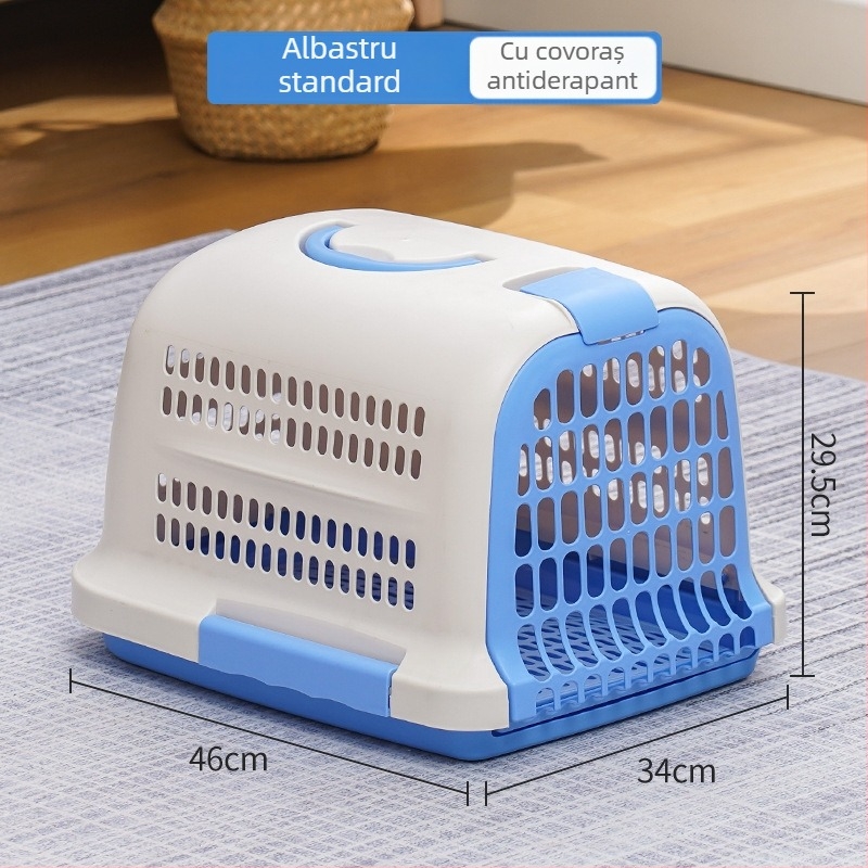 Geantă de transport pentru pisici, portabilă și respirabilă, carcasă dură PP, brand CUUKIEE