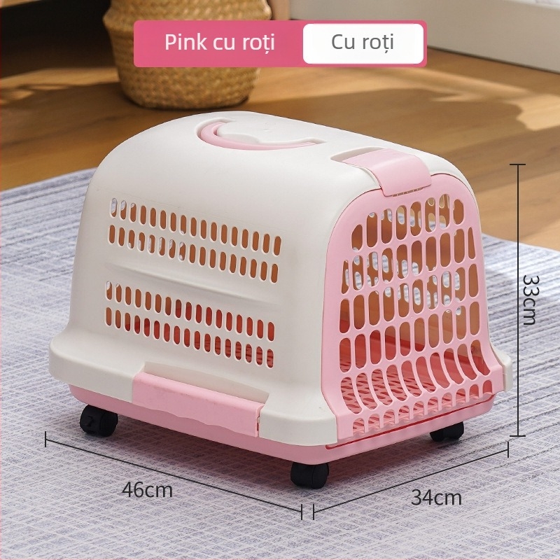 Geantă de transport pentru pisici, portabilă și respirabilă, carcasă dură PP, brand CUUKIEE