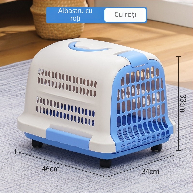 Geantă de transport pentru pisici, portabilă și respirabilă, carcasă dură PP, brand CUUKIEE