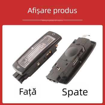 Lumină de lectură pentru plafonul din spate – Sokamai, plastic, nr. piesei 3B0947291, compatibilă cu Tiguan, Passat, Sharan, Golf 4, Bora