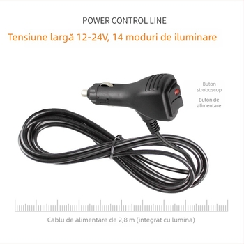 Lumină de plafon COB LED pentru mașină, cu flashuri pe patru fețe, pentru vehicule de intervenție