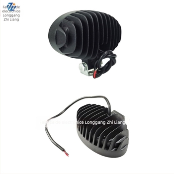 Ty-010 Lumină de lucru LED ovală pentru stivuitoare, camioane și vehicule off-road — 24W, 12-60V, 2160lm, 50.000h durată de viață, Carcasă din aliaj de aluminiu