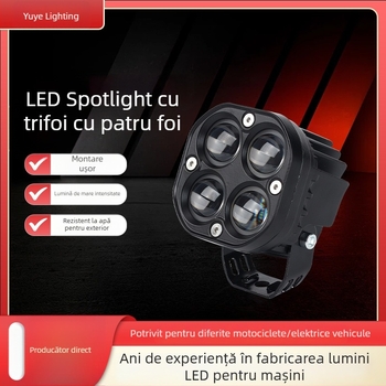 Proiector LED auto și motocicletă cu lentilă patru foi – LED, 18W, 12-80V, 4000 lm, IP67