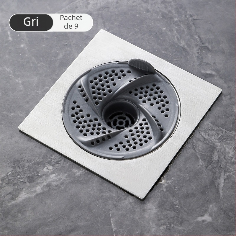 Capac filtrant pentru canalizarea din baie, pentru canalul de podea în formă de vortex — pentru păr, anti-blocare, anti-insecte