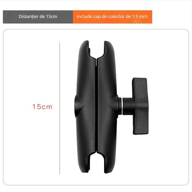 RAM bază cu cap sferic pentru suport sonar, braț de legătură pentru echipament greu și extindere a cabinei vehiculului de construcție (Nr articol F775T6S7SS6MMT, Model VIN)