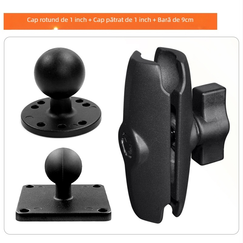 RAM bază cu cap sferic pentru suport sonar, braț de legătură pentru echipament greu și extindere a cabinei vehiculului de construcție (Nr articol F775T6S7SS6MMT, Model VIN)