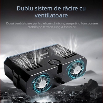 FG S301 Lumină în plasă cu trei lentile, 106W, 12V, 7A, aliaj de aluminiu