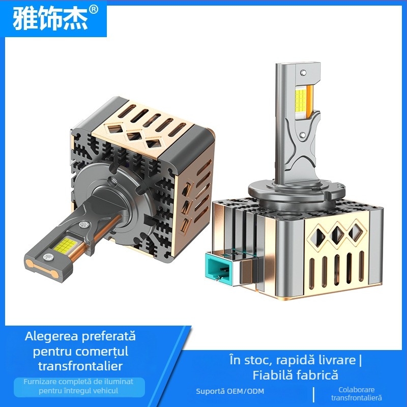 Far LED pentru mașină U12 – montaj direct, 100W, 12V, 9500lm, IP68, aplicație universală