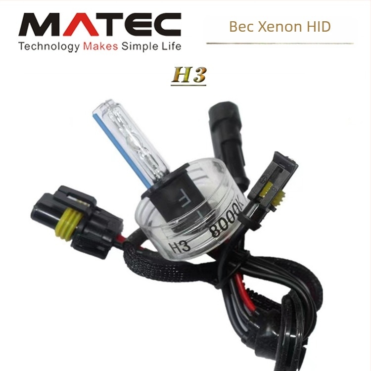 Far HID Xenon pentru automobil 9005/HB3/H10, fascicul înalt/joasă, 35/55W, 12/24V
