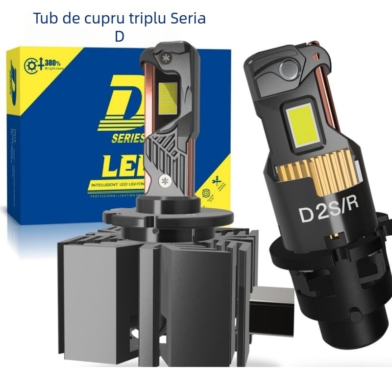 Faruri LED auto D2S/D2R, D4S/D4R – înlocuire 1:1 a luminilor Xenon originale, LED cu înaltă luminozitate