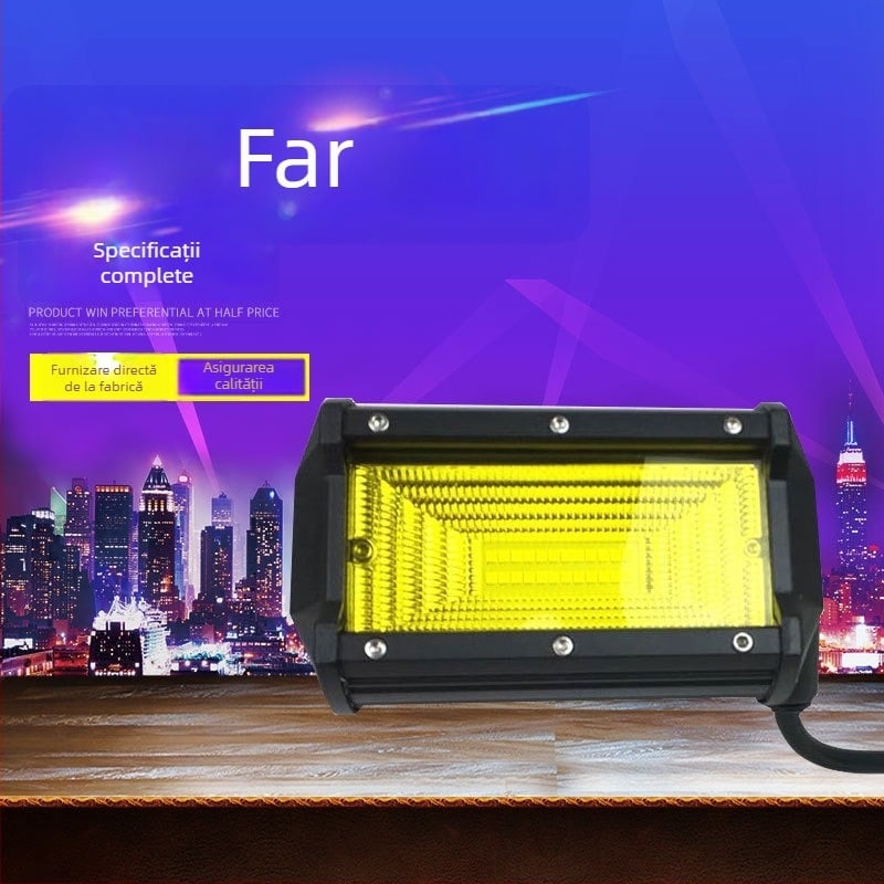 Proiector HID off-road pentru vehicul, 6000K, 12/24V/9-32V, 35W/55W, JL-0072