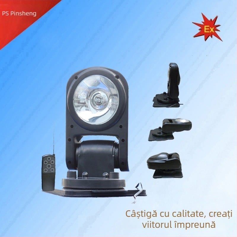 Proiector auto cu telecomandă, Xenon, pliabil, model CHT3168, 9-32V, 35W, Pinsheng