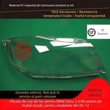 Capac de far pentru BMW Seria 3 E90/E91 (2005–2012) - material original, 1 piesă