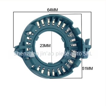Lentilă cu inel de prindere pentru lumină HID auto, bec fix