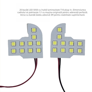 Lumină LED de plafon pentru citit în automobil, 12V, 15W, model Reading light roof light