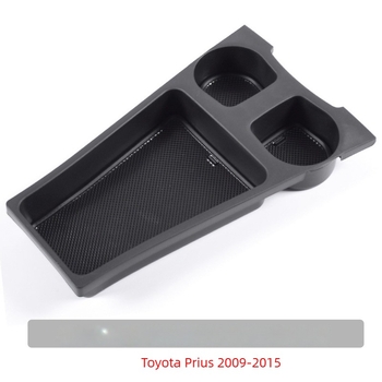 Organizator pentru Toyota Prius 2009-2015, cu suport pentru pahare – plastic, 391 g, Personalizare disponibilă