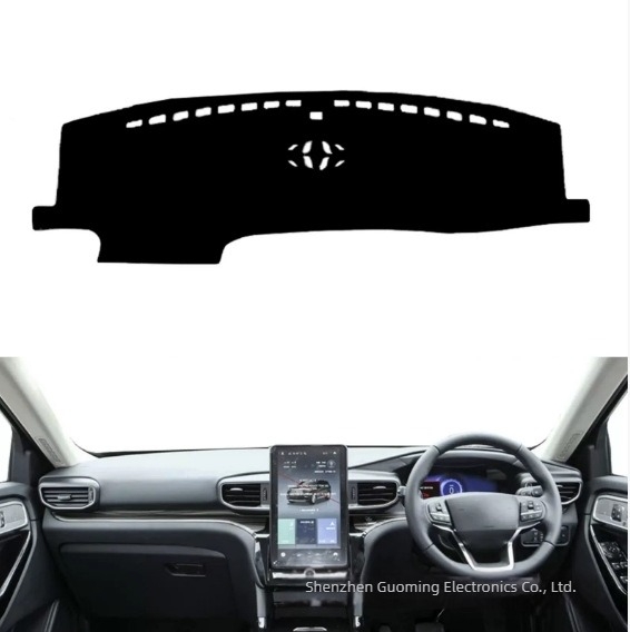 Capacul panoului central al consolei auto, protecție împotriva luminii, imprimare logo personalizabilă, material poliester-silicon, potrivit pentru toate sezoanele, marca Emperor Shang