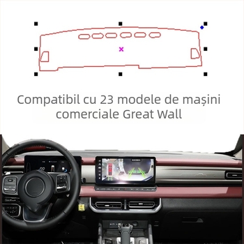 Covoraș de protecție a bordului pentru 24 de modele Great Wall vehicule comerciale — toate anotimpurile, material poliester non-slip flanel velur, personalizare disponibilă, origine Shandong, marcă Windmill Rain Horse