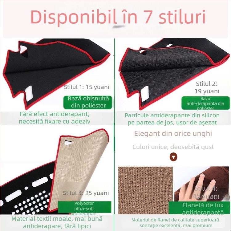Covoraș de protecție a bordului pentru 24 de modele Great Wall vehicule comerciale — toate anotimpurile, material poliester non-slip flanel velur, personalizare disponibilă, origine Shandong, marcă Windmill Rain Horse