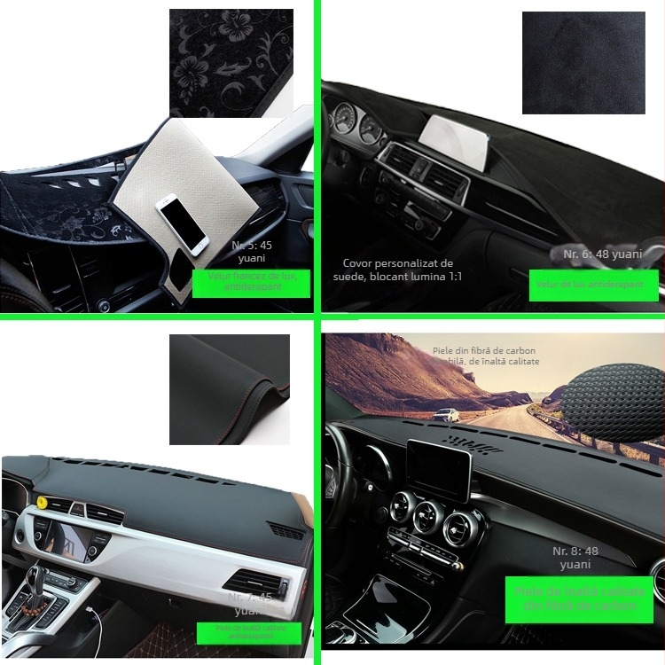 Covoraș de protecție a bordului pentru 24 de modele Great Wall vehicule comerciale — toate anotimpurile, material poliester non-slip flanel velur, personalizare disponibilă, origine Shandong, marcă Windmill Rain Horse