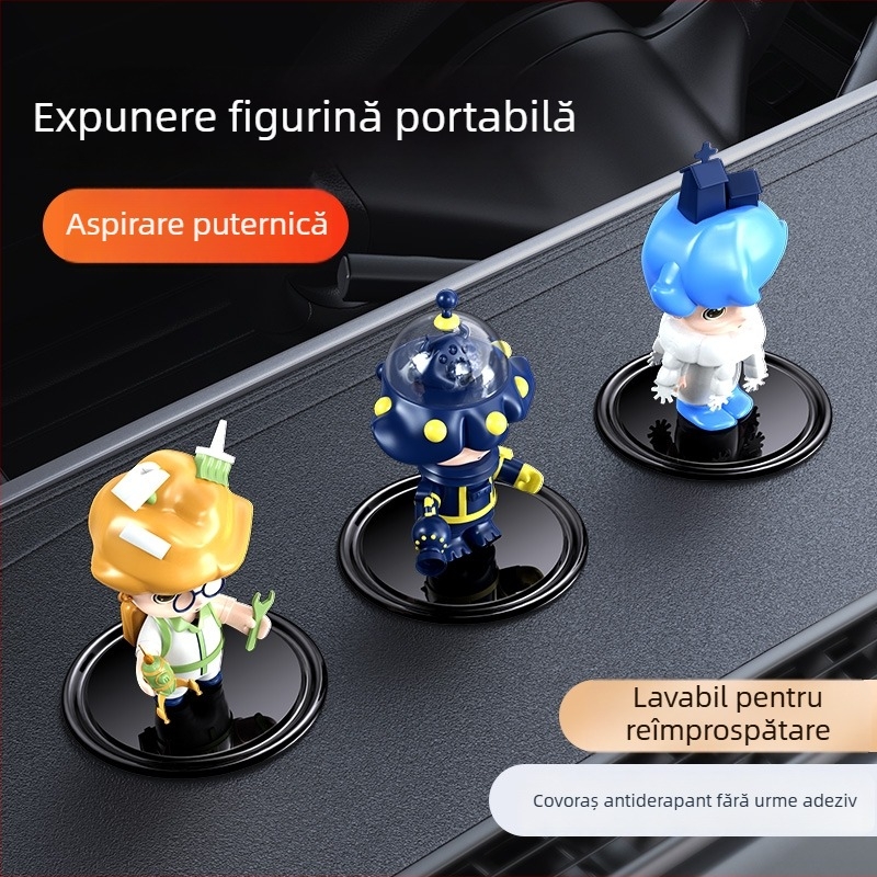 Covoraș anti-alunecare pentru bord și consola centrală, material PU, adeziv autoadeziv, brand Communications supreme