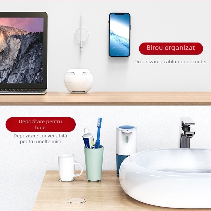 Covoraș anti-alunecare pentru bord și consola centrală, material PU, adeziv autoadeziv, brand Communications supreme