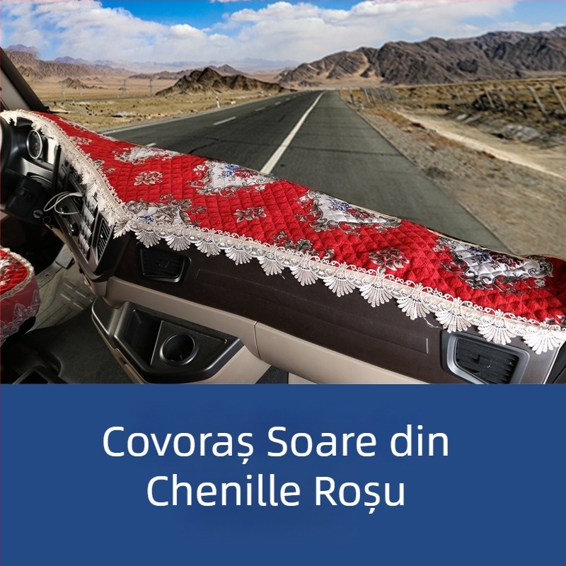 Covor pentru banc de lucru din chenille, protecție la lumină, anti-derapant, pentru toate anotimpurile