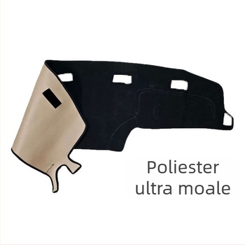 Acoperire bord Nissan Leaf 2017–2021 – protecție împotriva luminii, pentru toate anotimpurile, poliester flanel velur, personalizabil