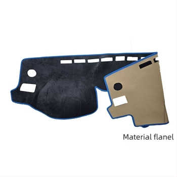 Acoperire bord Nissan Leaf 2017–2021 – protecție împotriva luminii, pentru toate anotimpurile, poliester flanel velur, personalizabil