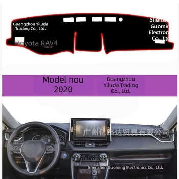 Covoraș de bord pentru Toyota RAV4 – silicon, model cu siglă de marcă, compatibil cu 20 de modele RAV4