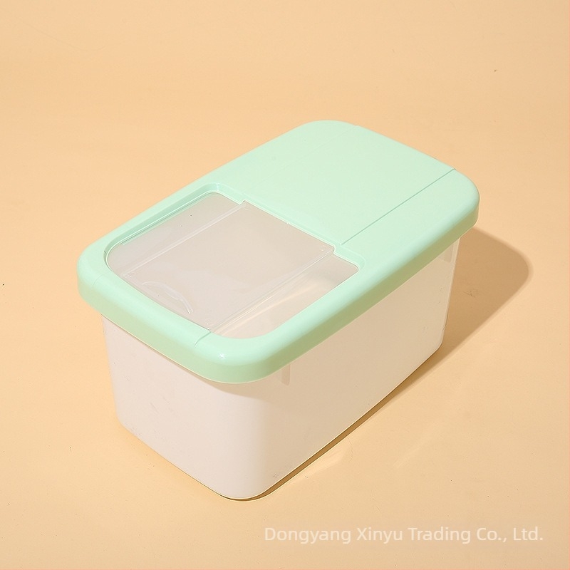 Cutie de depozitare pentru orez, PP plastic, alimentară, sigilată, rezistentă la umezeală și insecte, capacitate 10 L