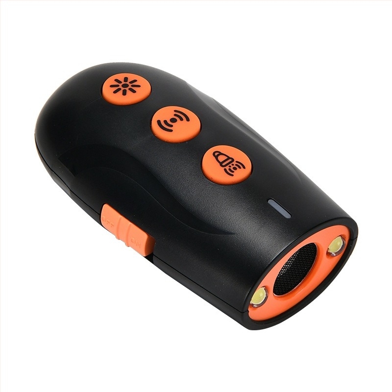 Opritor ultrasonic pentru lătratul câinilor, dispozitiv portabil de dresaj, plastic, marca Pabi, compatibil universal