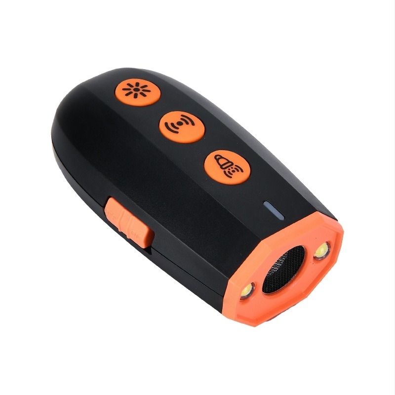 Opritor ultrasonic pentru lătratul câinilor, dispozitiv portabil de dresaj, plastic, marca Pabi, compatibil universal