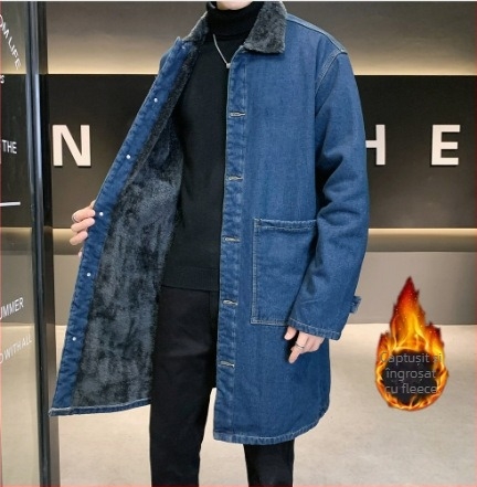 Palton din bumbac 71–85%, căptușeală din catifea, țesătură groasă, închidere cu nasturi simple, croială largă