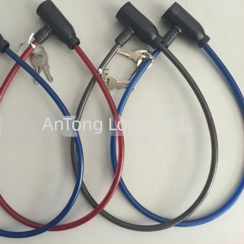 Încuietoare pentru bicicletă ZX1210 de CITIC — construcție din fier, PVC, plastic; greutate 65; pentru biciclete și biciclete de munte