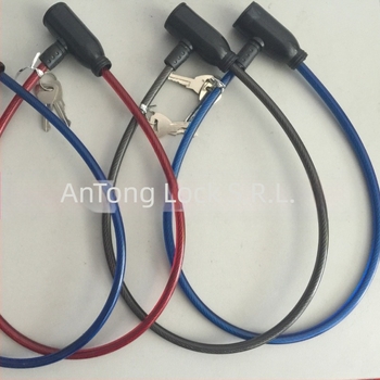 Încuietoare pentru bicicletă ZX1210 de CITIC — construcție din fier, PVC, plastic; greutate 65; pentru biciclete și biciclete de munte