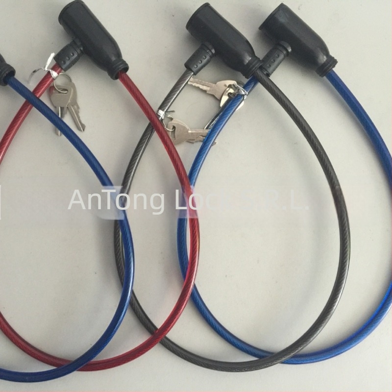 Încuietoare pentru bicicletă ZX1210 de CITIC — construcție din fier, PVC, plastic; greutate 65; pentru biciclete și biciclete de munte