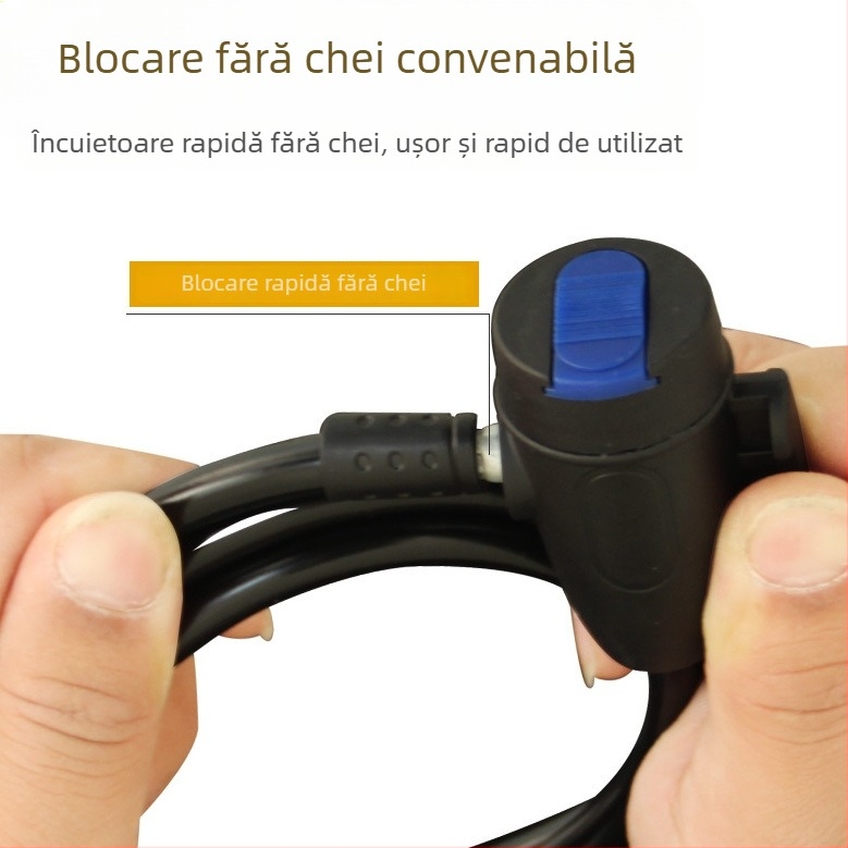 Ruima 586 Încuietoare Plastică pentru Bicicletă, pentru biciclete de munte și oraș