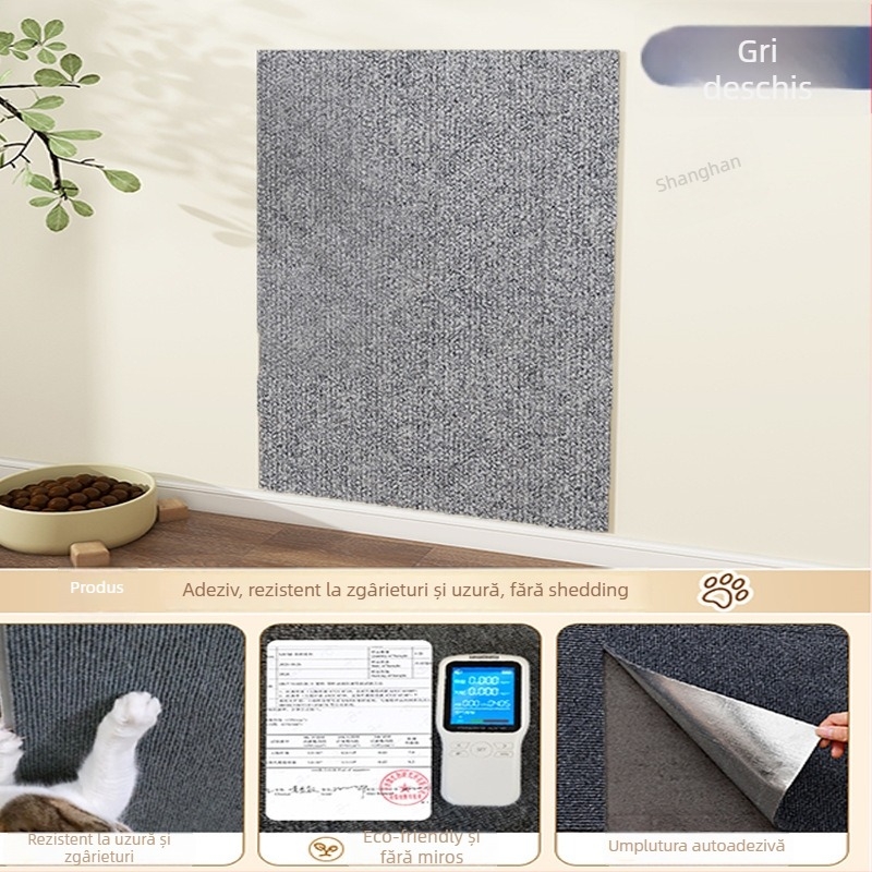 Shanghan panou de cățărare pentru pisici — din poliester, rezistent la uzură, fără scame, stil simplu