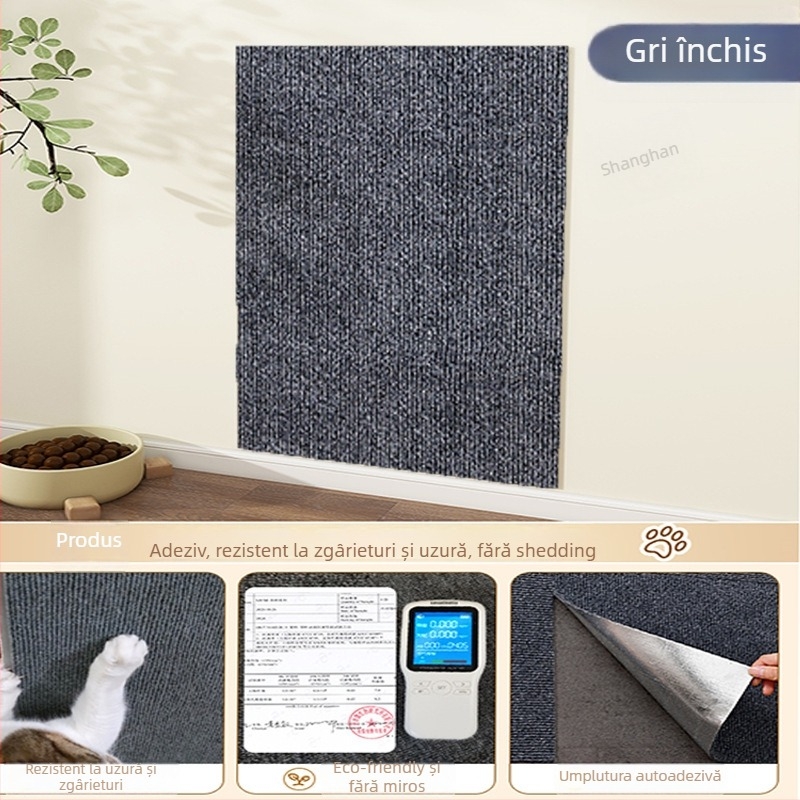 Shanghan panou de cățărare pentru pisici — din poliester, rezistent la uzură, fără scame, stil simplu