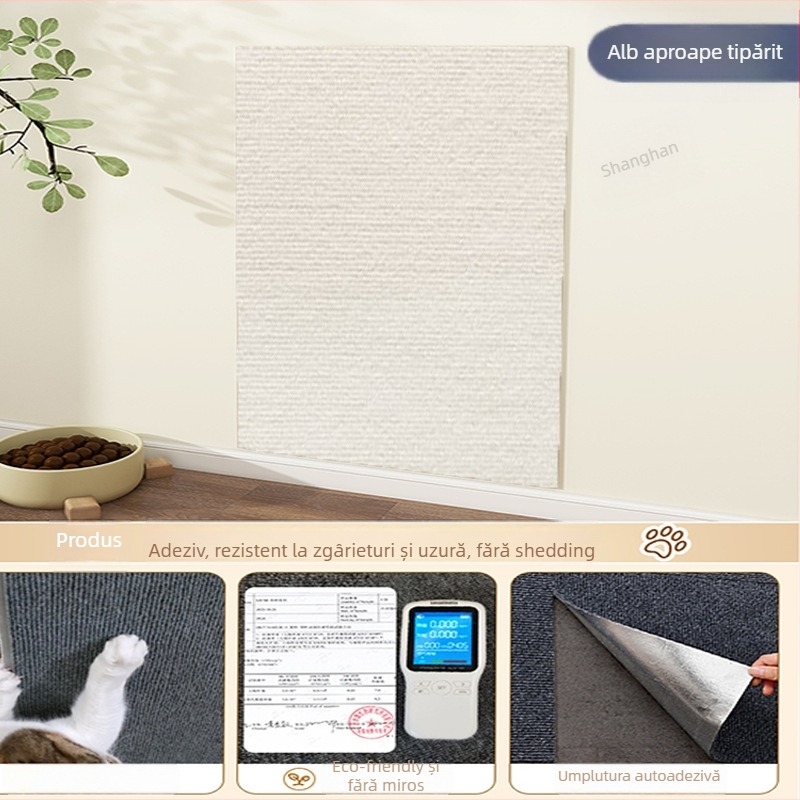 Shanghan panou de cățărare pentru pisici — din poliester, rezistent la uzură, fără scame, stil simplu