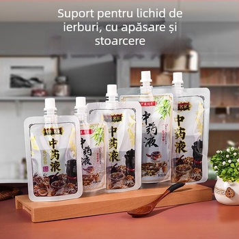 Pungă lichidă pentru medicamente chineze, de unică folosință, cu duză de aspirație, încălzire și răcire; Yijia Shure; origine Shenzhen.