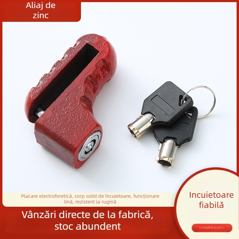 Raima Lacăt din fier anti-furt pentru biciclete montane și motociclete, cilindru de încuietoare personalizabil