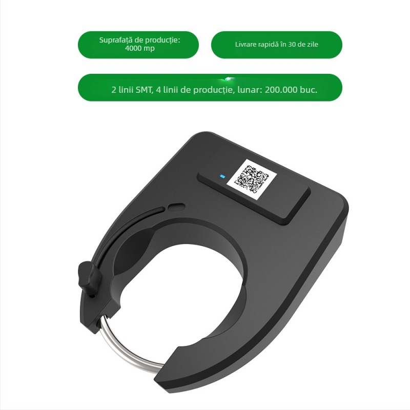 OC30 lacăt pentru biciclete partajate, aliaj de aluminiu, greutate 1300 g, destinații: orașe, obiective turistice, campusuri, biciclete partajate și biciclete electrice