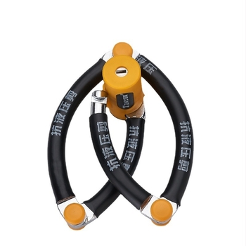 TONYON TY3869 încuietoare pliabilă din oțel pentru biciclete și motociclete – greutate 1200 g; marcă TONYON; potrivită pentru biciclete, mașini electrice, motociclete și uși